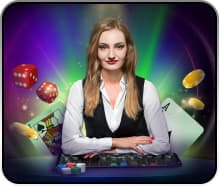 uha777 live casino baccarat roulette blackjack dealer langsung streaming HD